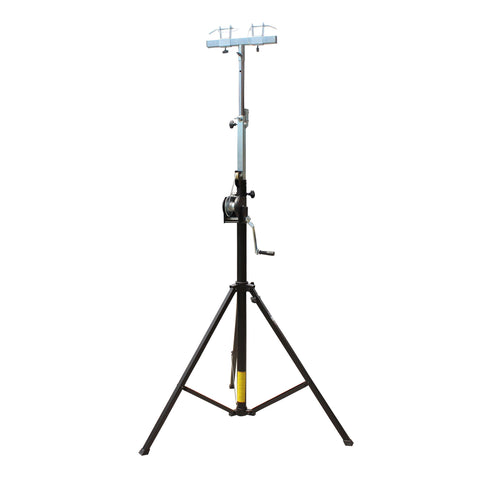 14 Ft Heavy-duty Lighting Crank Truss Stage Stand Includes T-Adapter Truss Mount 200 lbs Capacity