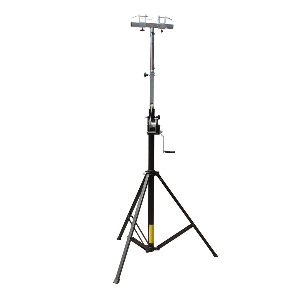 14 Ft Heavy-duty Lighting Crank Truss Stage Stand Includes T-Adapter Truss Mount 200 lbs Capacity