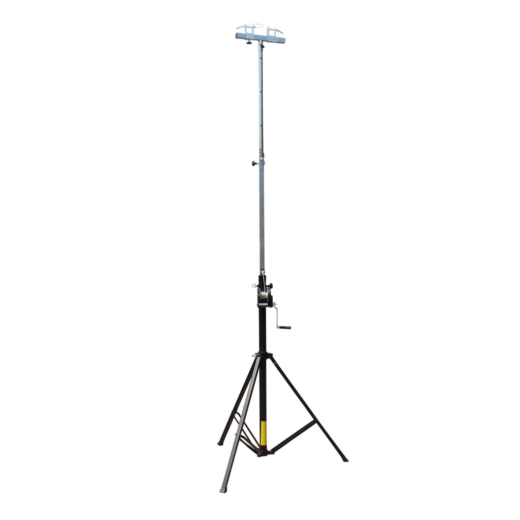 14 Ft Heavy-duty Lighting Crank Truss Stage Stand Includes T-Adapter Truss Mount 200 lbs Capacity