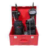 Pair of 1 Ton Manual Chain Hoist with 30 Ft (9 M) Chain for Stage Truss roof system and line array speakers