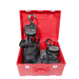 Pair of 1 Ton Manual Chain Hoist with 30 Ft (9 M) Chain for Stage Truss roof system and line array speakers