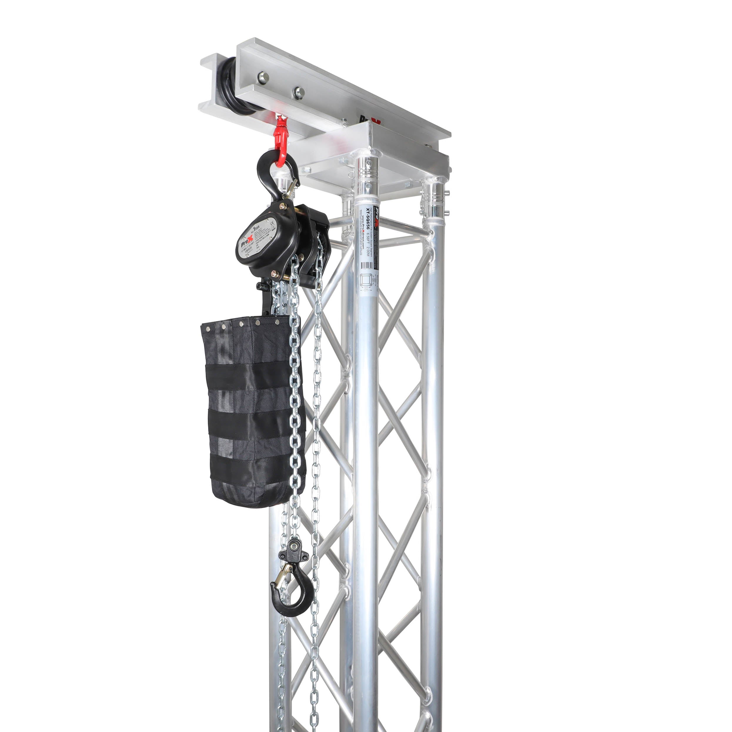 Pair of 1 Ton Manual Chain Hoist with 30 Ft (9 M) Chain for Stage Truss roof system and line array speakers