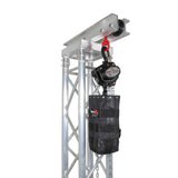 Pair of 1 Ton Manual Chain Hoist with 30 Ft (9 M) Chain for Stage Truss roof system and line array speakers