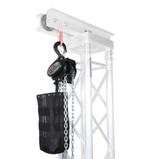 Single 2 Ton Manual Chain Hoist with 30 Ft (9 M) Chain for Stage Truss roof system and line array speakers