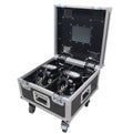 Set of Two 2-Ton 30' Ft. Manual Chain Hoist with ATA Flight Style Road Case for stage truss roof system and line array speakers