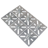 XT-TC5X6 5"Aluminum Led Panel Plate W/Half Conical Coupler