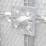 XT-TC5X6 5"Aluminum Led Panel Plate W/Half Conical Coupler