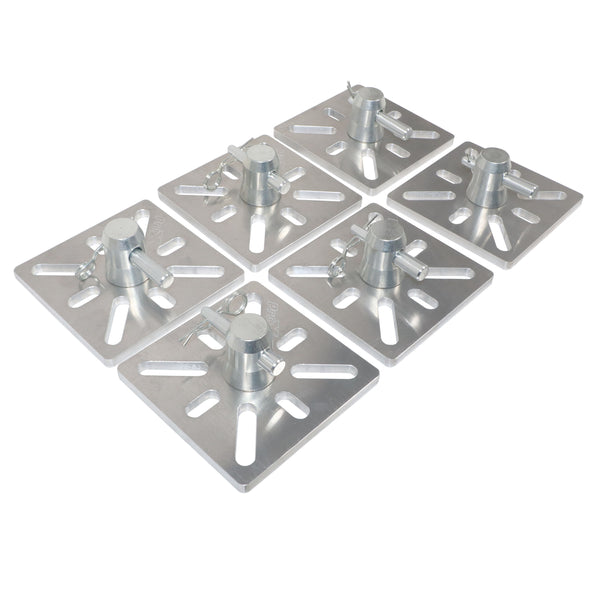 XT-TC5X6 5"Aluminum Led Panel Plate W/Half Conical Coupler