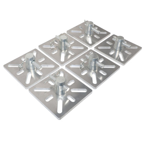 XT-TC5X6 5"Aluminum Led Panel Plate W/Half Conical Coupler