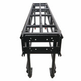 10' FT Pre-Rig Truss Segment with Removable Rolling Base System BLACK