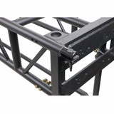 10' FT Pre-Rig Truss Segment with Removable Rolling Base System BLACK