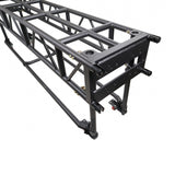 10' FT Pre-Rig Truss Segment with Removable Rolling Base System BLACK