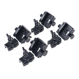 Set of 4 Quick Release Sliding Truss Clamp Mounting Adapters ideal for Fastening Moving Heads