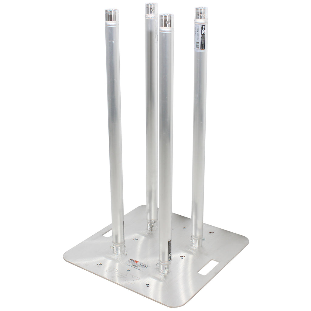 SET OF 2 3.28 FT Totem Package Includes a 12in Top Plate, 24in Base Plate and Four 1M F31 Tubes W-White Scrim Cover
