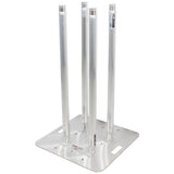 SET OF 2 3.28 FT Totem Package Includes a 12in Top Plate, 24in Base Plate and Four 1M F31 Tubes W-White Scrim Cover