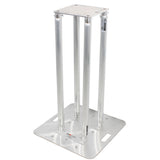 SET OF 2 3.28 FT Totem Package Includes a 12in Top Plate, 24in Base Plate and Four 1M F31 Tubes W-White Scrim Cover