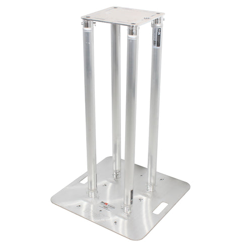 SET OF 2 3.28 FT Totem Package Includes a 12in Top Plate, 24in Base Plate and Four 1M F31 Tubes W-White Scrim Cover