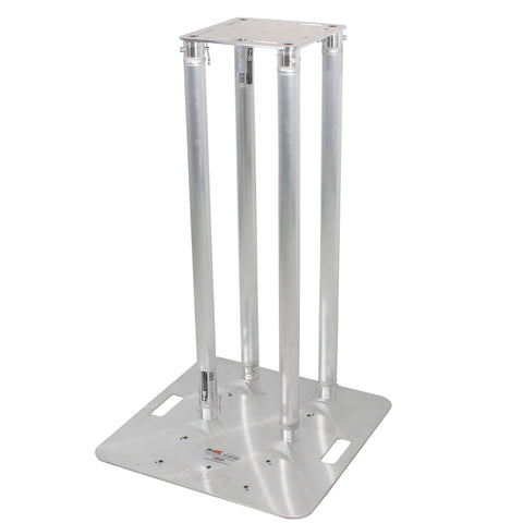 SET OF 2 3.28 FT Totem Package Includes a 12in Top Plate, 24in Base Plate and Four 1M F31 Tubes W-White Scrim Cover