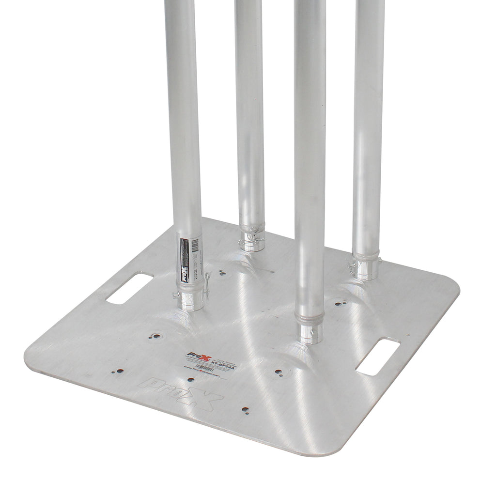 SET OF 2 3.28 FT Totem Package Includes a 12in Top Plate, 24in Base Plate and Four 1M F31 Tubes W-White Scrim Cover