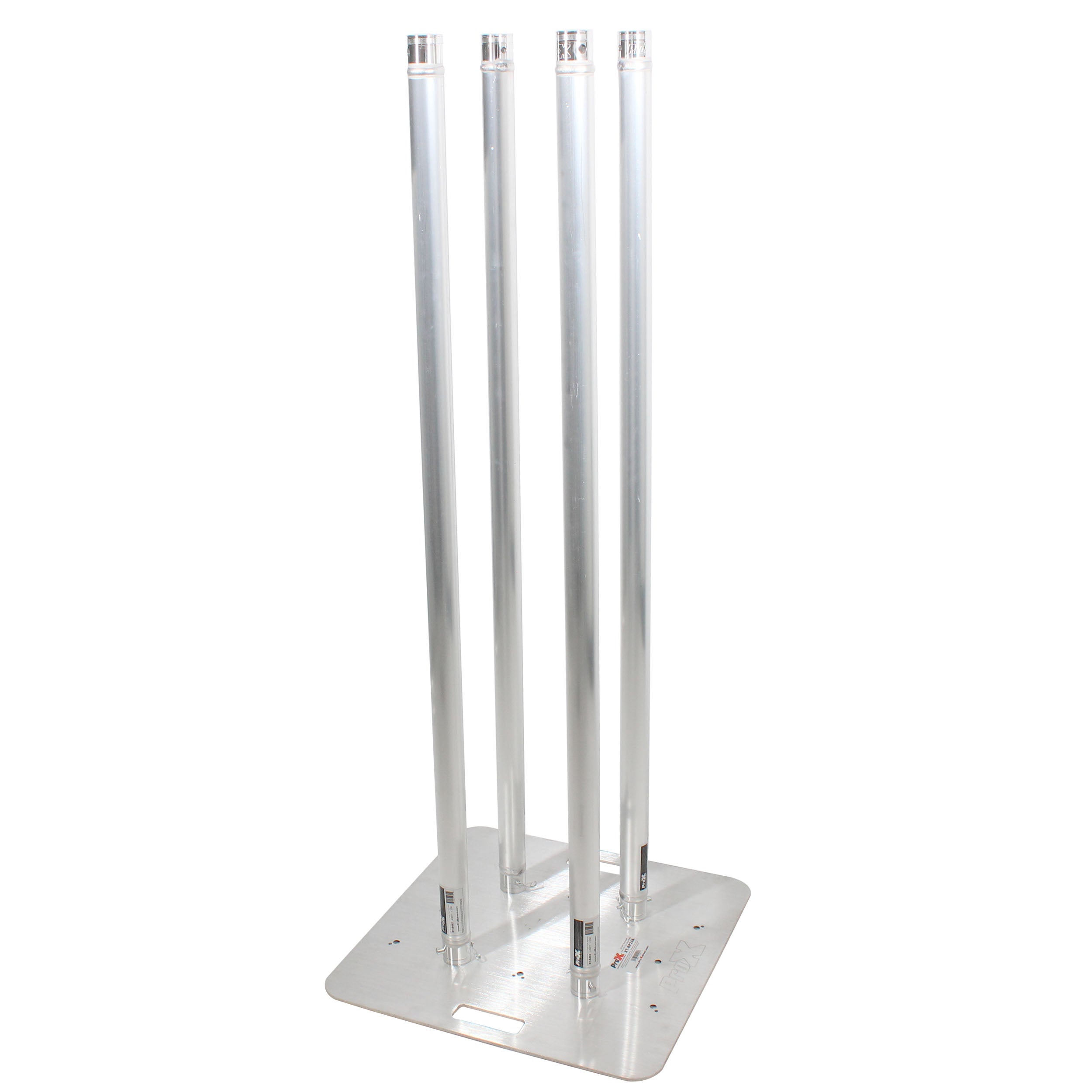 Set of 2 4.92ft Totem Package Includes a 12in Top Plate, 24in Base Plate and Four 1.5m F31 Tubes W-White Scrim Cover