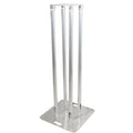Set of 2 4.92ft Totem Package Includes a 12in Top Plate, 24in Base Plate and Four 1.5m F31 Tubes W-White Scrim Cover