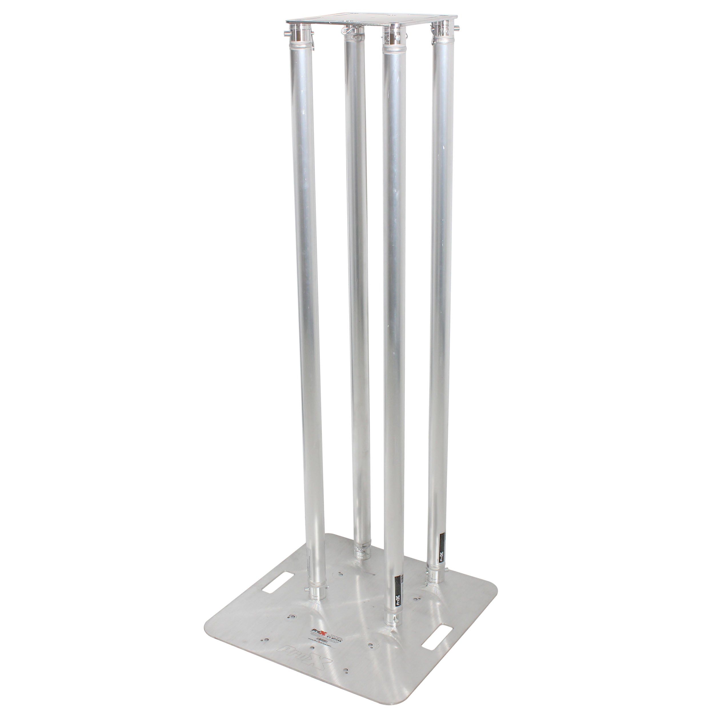 Set of 2 4.92ft Totem Package Includes a 12in Top Plate, 24in Base Plate and Four 1.5m F31 Tubes W-White Scrim Cover
