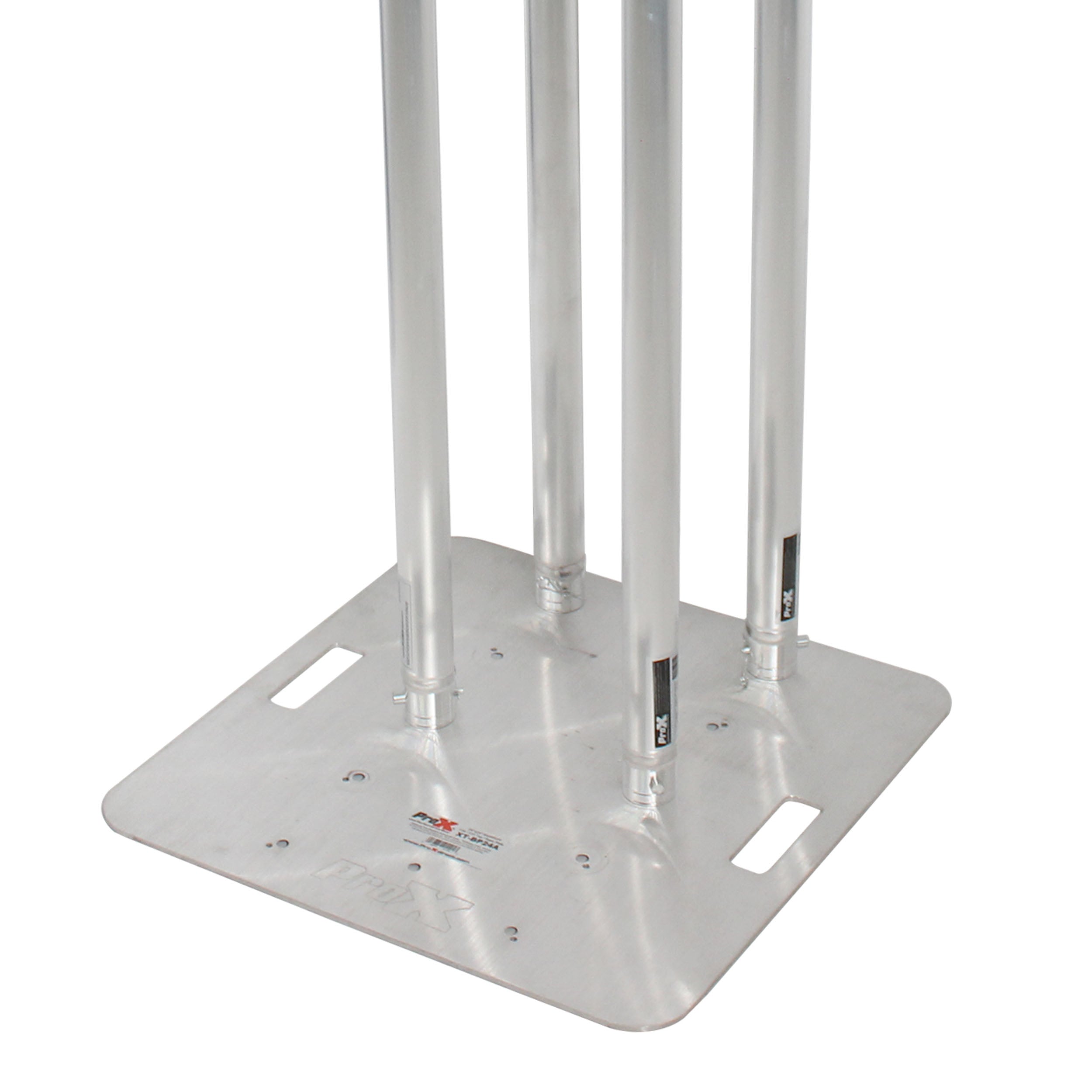 Set of 2 4.92ft Totem Package Includes a 12in Top Plate, 24in Base Plate and Four 1.5m F31 Tubes W-White Scrim Cover