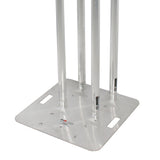 Set of 2 4.92ft Totem Package Includes a 12in Top Plate, 24in Base Plate and Four 1.5m F31 Tubes W-White Scrim Cover