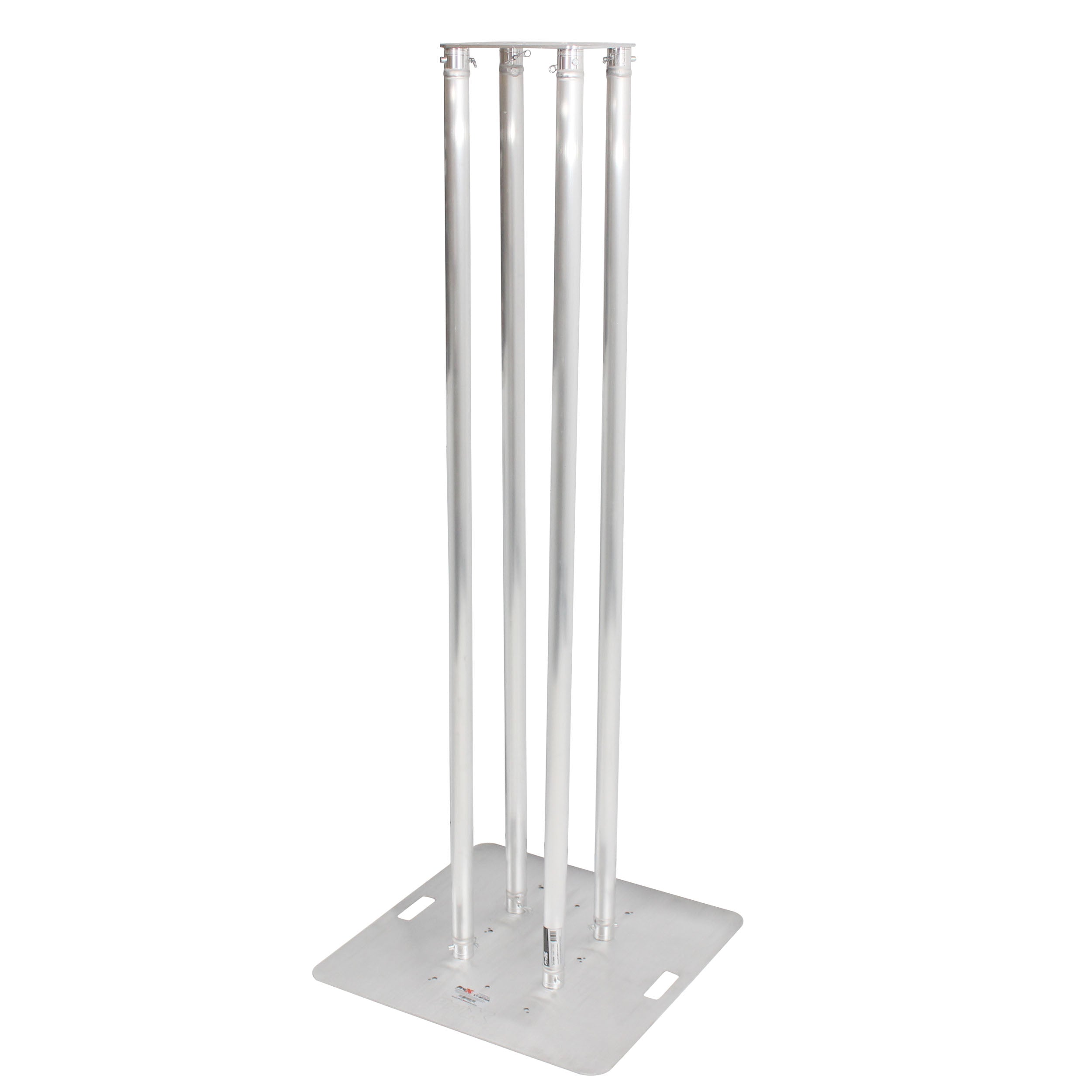 Set of 2 8.20ft Totem Package Includes a 12in Top Plate, 30in Base Plate and Four 2.5m F31 Tubes W-White Scrim Cover