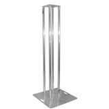 Set of 2 6.56ft Totem Package Includes a 12in Top Plate, 24in Base Plate and Four 2m F31 Tubes W-White Scrim Cover