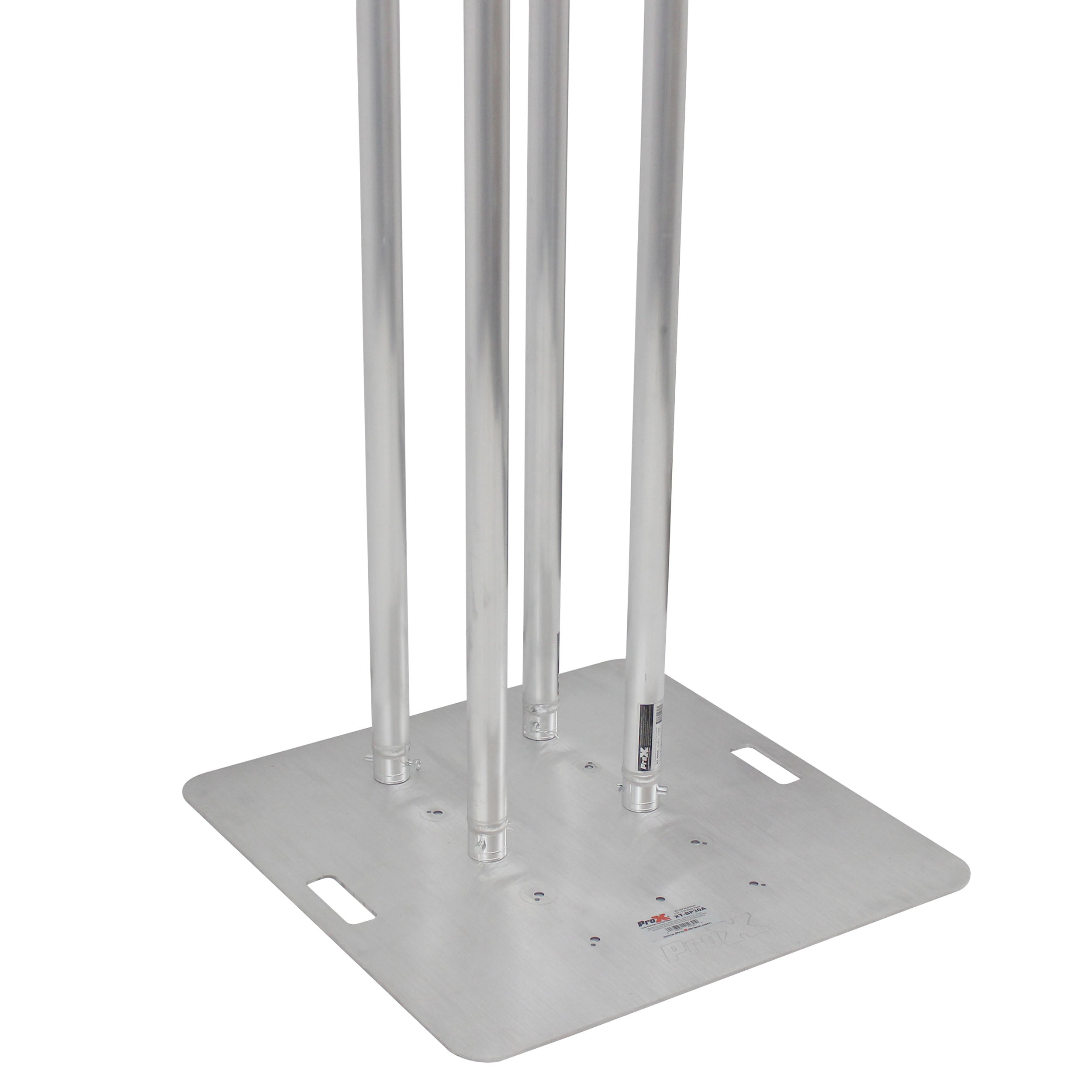 Set of 2 6.56ft Totem Package Includes a 12in Top Plate, 24in Base Plate and Four 2m F31 Tubes W-White Scrim Cover