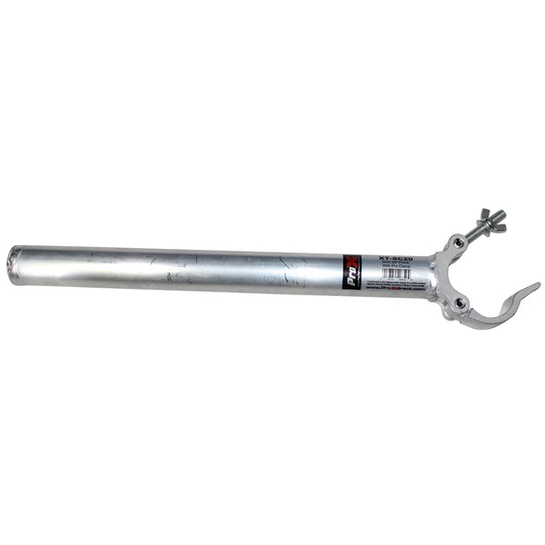 20 inch Extension Pole with Singe Pro Clamp ideal for most Stage Lighting Fixtures
