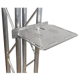 Aluminum Truss Shelf with Dual O-Style Pro Clamps 14"x16" Shelf Space Fit F34 Truss And Bolted 12"Box Truss