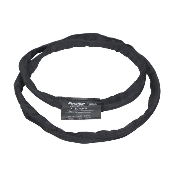 4ft SpanSet slings truss rigging SteelTex™ Round Stage with aircraft steel cable inside - Made in USA
