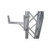 14" Speaker Mounting Pole Extension with Dual 2" Truss Clamps for F31 F32 F34 Truss – 220 lbs Load Capacity