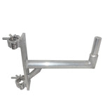 14" Speaker Mounting Pole Extension with Dual 2" Truss Clamps for F31 F32 F34 Truss – 220 lbs Load Capacity