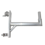 14" Speaker Mounting Pole Extension with Dual 2" Truss Clamps for F31 F32 F34 Truss – 220 lbs Load Capacity