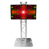 Universal 32" to 80" TV Bracket Clamp with Vesa Mounting Bracket for F34 F32 12" Bolt Truss or Speaker Stands