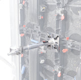 10-13" LED Panel Wall Mounting Plate to Extension 2" Pole Truss Clamp for Ground Stacking and Hanging.