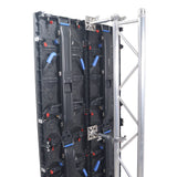 10-13" LED Panel Wall Mounting Plate to Extension 2" Pole Truss Clamp for Ground Stacking and Hanging.