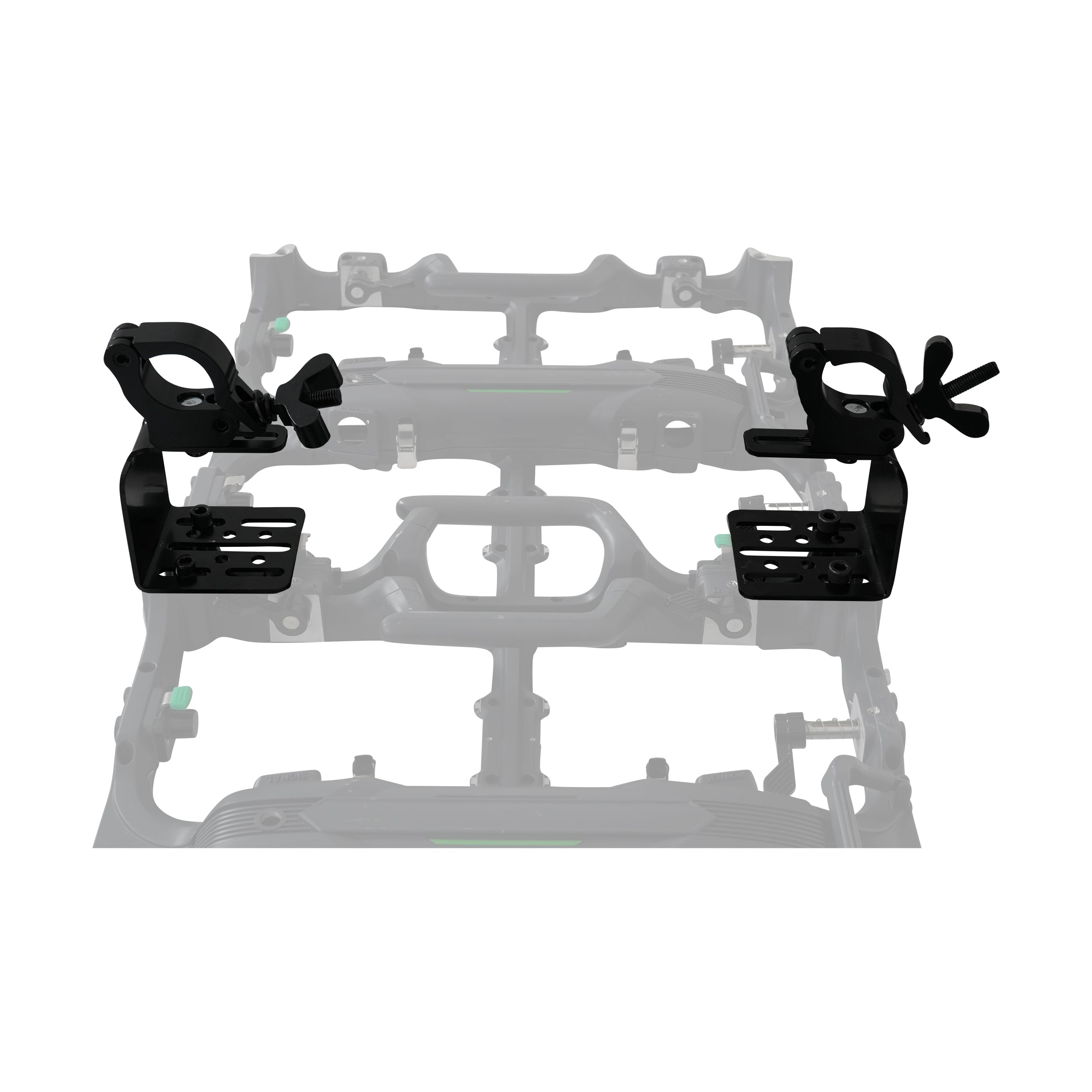Set of 4 pcs, Direct LED Video panel To 2' Truss Pipe Included Clamp