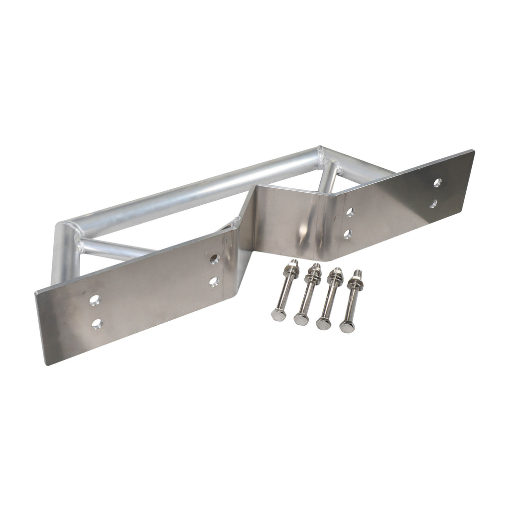 Pair of 8" Center Street Light or Tent Pole Dual Hanging Mount Kit Truss Arm Extension Hexagon Shape 2" OD