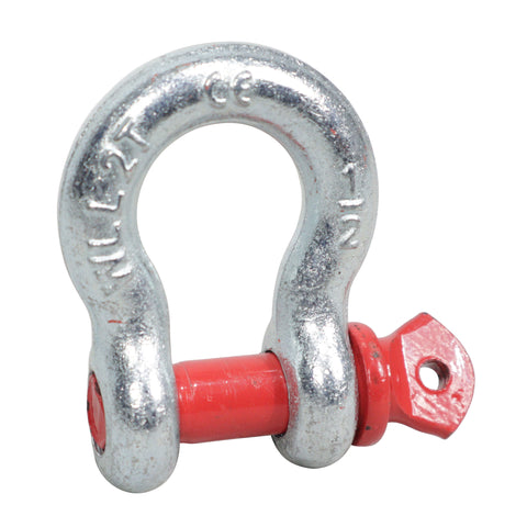 2 Ton 1/2" Galvanized Screw Pin Anchor U Shackle