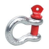 2 Ton 1/2" Galvanized Screw Pin Anchor U Shackle