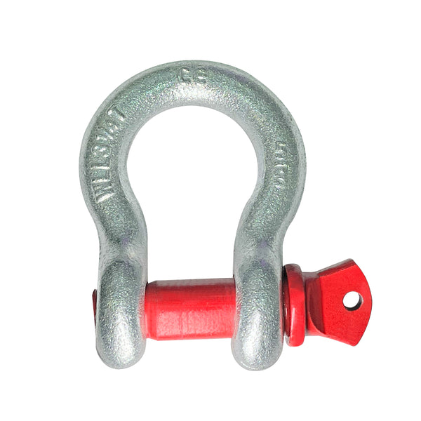 3 Ton 5/8" 0.625" Galvanized Screw Pin Anchor U Shackle