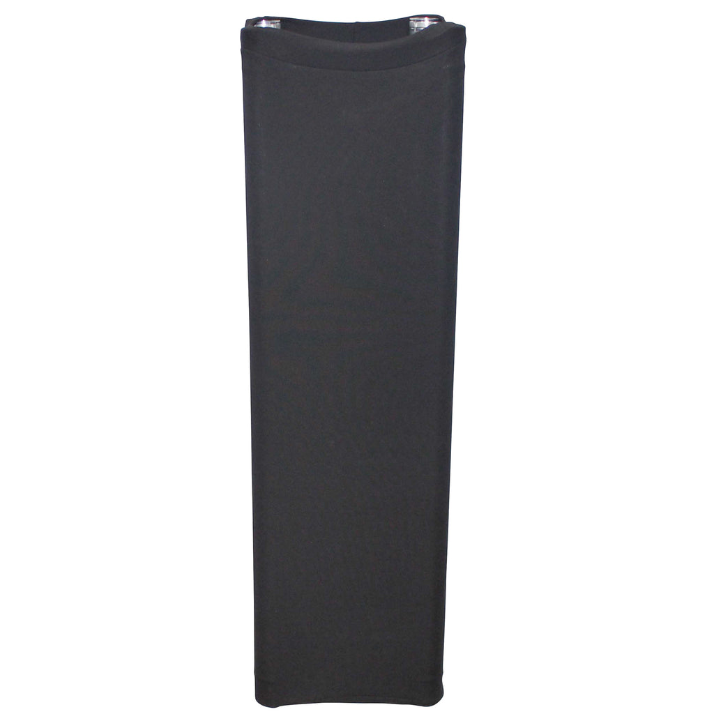 Black 3.28ft 1M Lycra Cover Scrim Sleeve fits 12In. Quad Box Truss Segment