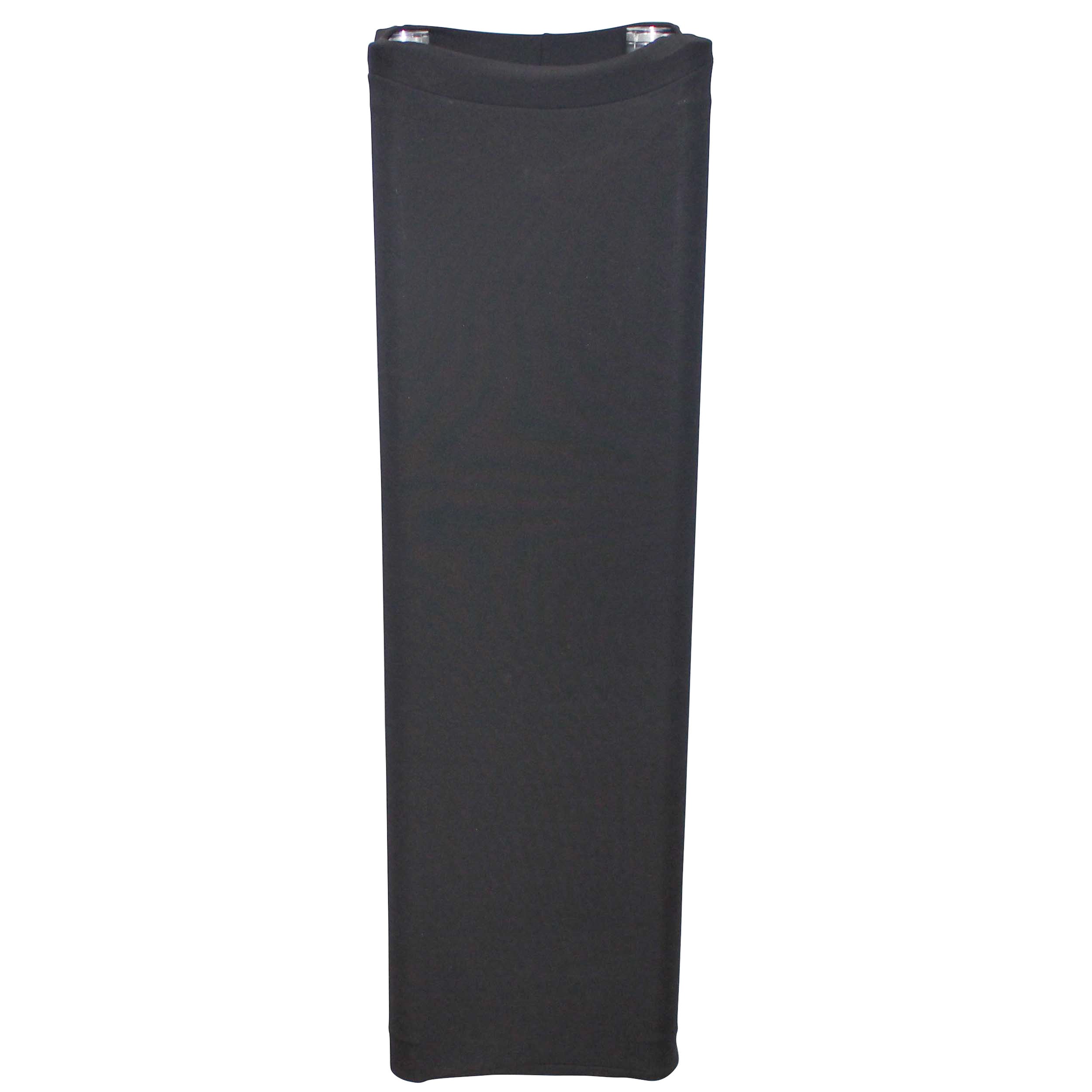 Black 3.28ft 1M Lycra Cover Scrim Sleeve fits 12In. Quad Box Truss Segment