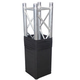 Black 3.28ft 1M Lycra Cover Scrim Sleeve fits 12In. Quad Box Truss Segment
