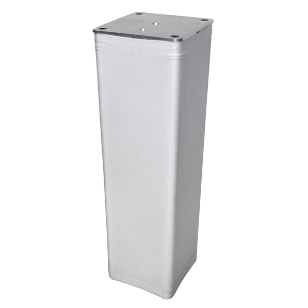 White 3.28Ft 1M Lycra Cover Scrim Sleeve fits 12In. Quad Box Truss Segment