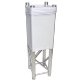 White 3.28Ft 1M Lycra Cover Scrim Sleeve fits 12In. Quad Box Truss Segment